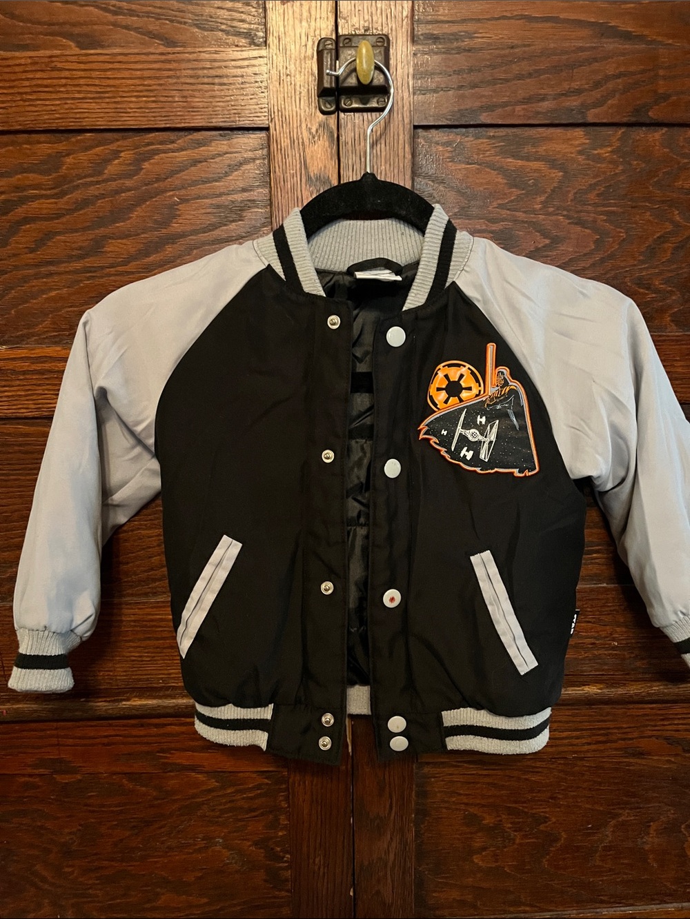 Disney Black Jacket with Light Gray Trim